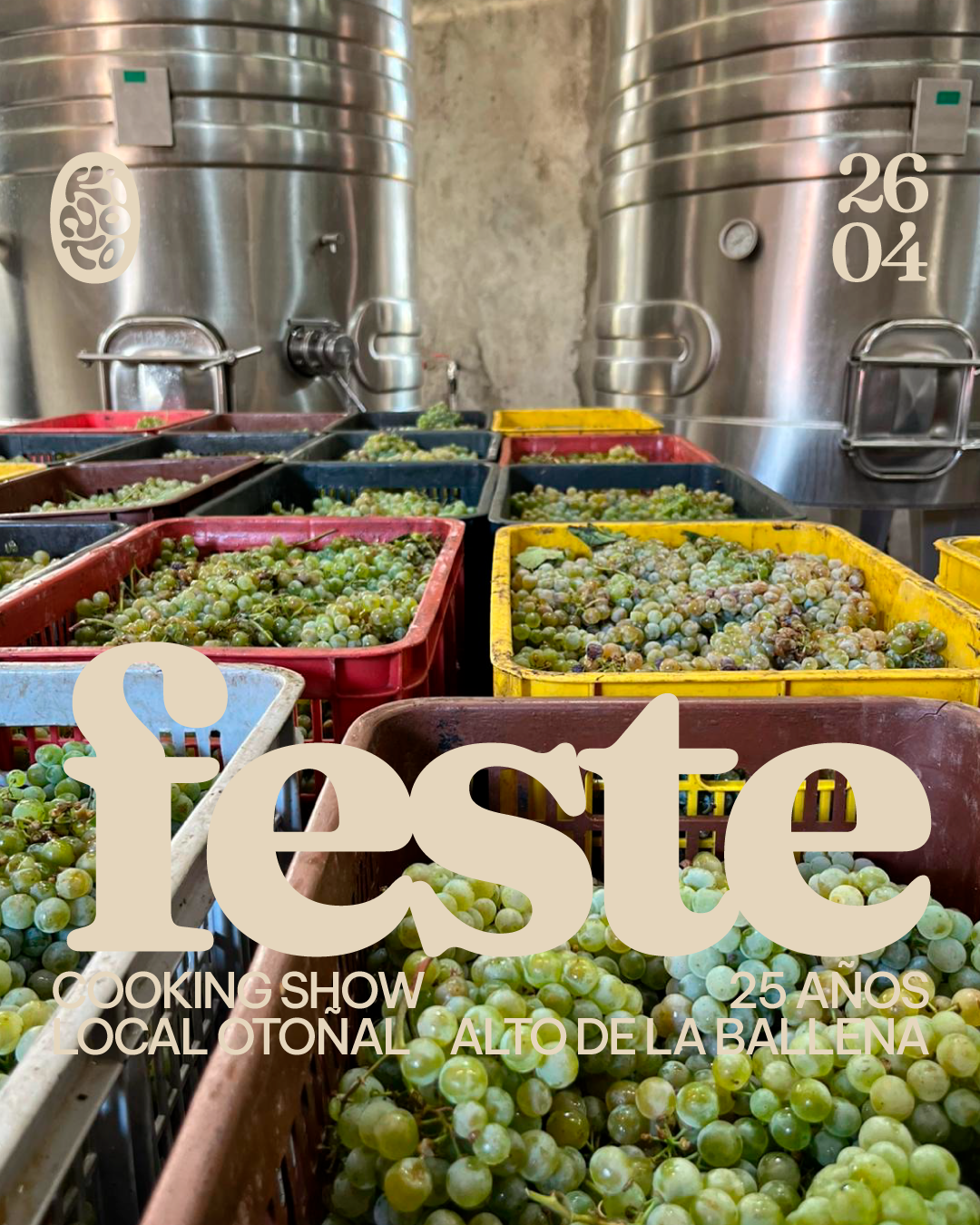 Sábado 26/04 - Cooking show