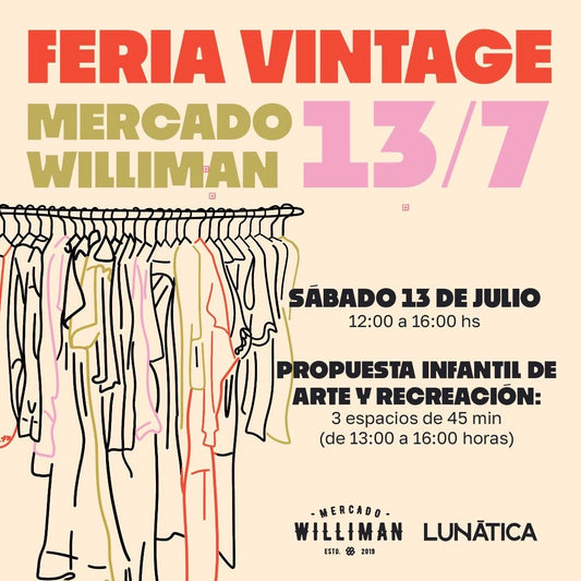 Feria Vintage con propuesta infantil de arte y recreación