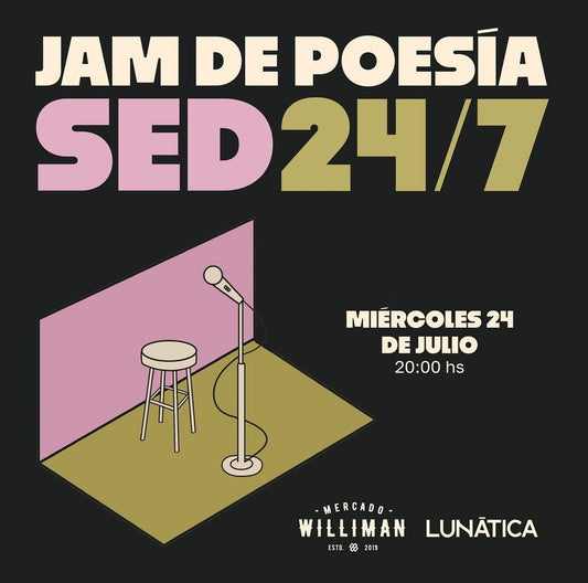 SED JAM de poesía en el Mercado Williman