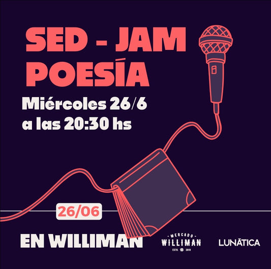 SED JAM de poesía en el Mercado Williman