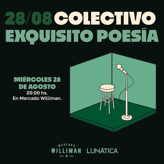 Colectivo Exquisito de poesía en el Mercado Williman