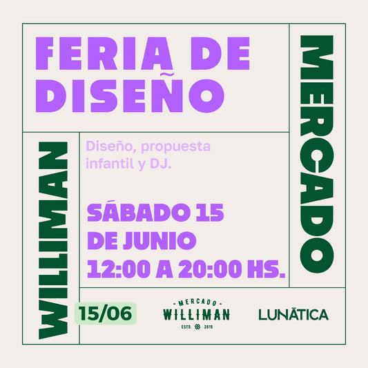 Feria de diseño en el Mercado Williman