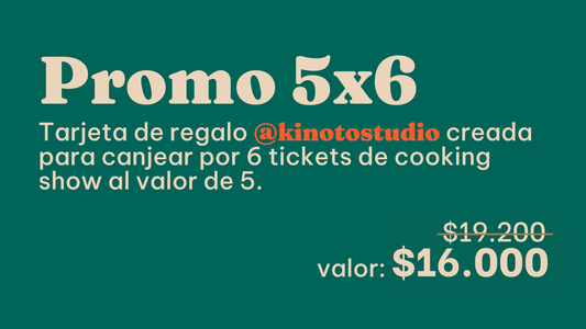 Promo 5x6 Cooking Shows